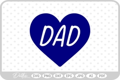 Dad Fathers Day SVG PNG DXF Product Image 1