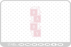 Baby Blocks SVG PNG DXF Product Image 1