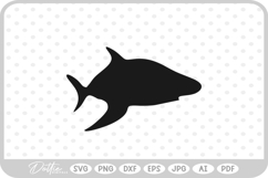 Shark Silhouette SVG PNG DXF Product Image 1