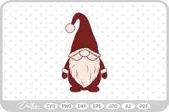 Festive Christmas Gonks Gnomes Winter SVG PNG DXF Product Image 1