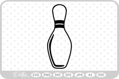Bowling Pin SVG PNG DXF Product Image 1