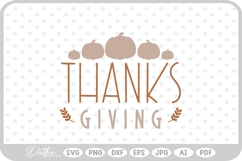 Thanksgiving Quote Fall Autumn Pumpkin SVG PNG DXF Product Image 1