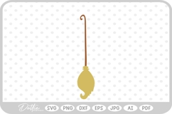 Broomstick Witches Broom Halloween SVG PNG DXF Product Image 1