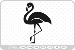Flamingo Bird SVG PNG DXF Product Image 1