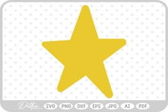 Star Sparkle Shape SVG PNG DXF Product Image 1