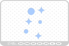 Snowflake Snow Sparkle Winter Cold Christmas SVG PNG DXF Product Image 1