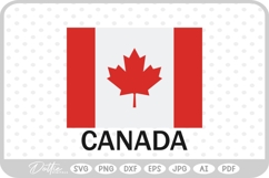 Canada World Flag SVG PNG DXF Product Image 1