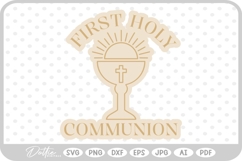 First Holy Communion SVG PNG DXF Product Image 1