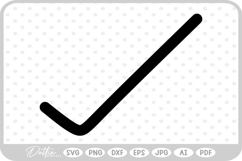 Check Tick Cross Marking Doodle SVG PNG DXF Product Image 1