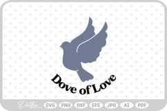 Dove Quote SVG PNG DXF Product Image 1