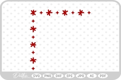 Christmas Winter Frame Border Background SVG PNG DXF Product Image 1