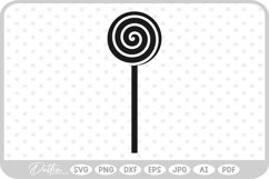 Lolly Lollipop Candy SVG PNG DXF Product Image 1