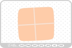 Gift Box Present Bow Wrap SVG PNG DXF Product Image 1
