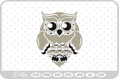 Owl Bird SVG PNG DXF Product Image 1