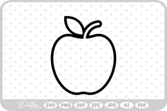 Apple SVG PNG DXF Product Image 1