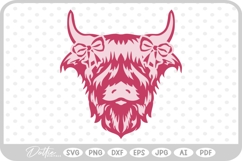 Highland Cow SVG PNG DXF Product Image 1