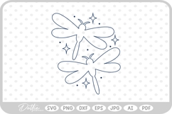 Dragonfly SVG PNG DXF Product Image 1