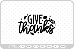 Thanksgiving Quote Fall Autumn Pumpkin SVG PNG DXF Product Image 1