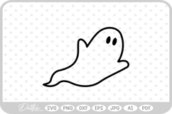 Ghost Halloween Spooky Season SVG PNG DXF Product Image 1