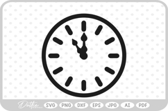 Clock SVG PNG DXF Product Image 1