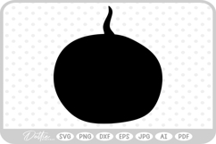 Pumpkin Halloween Autumn Fall Squash SVG PNG DXF Product Image 1