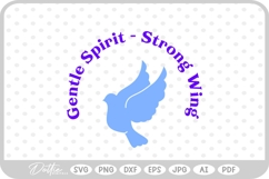 Dove Quote SVG PNG DXF Product Image 1