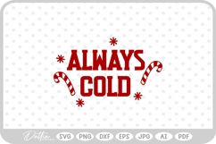Christmas Festive Quote Text Script Snow Winter SVG PNG DXF Product Image 1