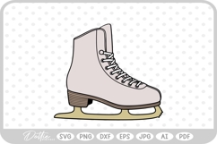Ice Skate Figure Skates Sport Boot SVG PNG DXF Product Image 1