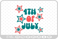 USA America 4th Of July SVG PNG DXF Product Image 1