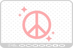 Peace Sign SVG PNG DXF Product Image 1