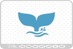 Whale Tail SVG PNG DXF Product Image 1