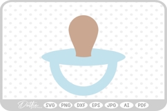 Pacifier Baby Dummy SVG PNG DXF Product Image 1
