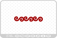 Swirl Flourish Wavy Shape Decorative SVG PNG DXF Product Image 1