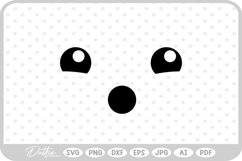 Cute Face SVG PNG DXF Product Image 1