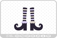 Halloween Witch Feet SVG PNG DXF Product Image 1