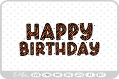 Happy Birthday SVG PNG DXF Product Image 1