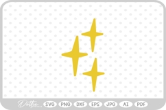 Star Sparkle Shape SVG PNG DXF Product Image 1