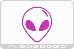 Alien SVG PNG DXF Product Image 1