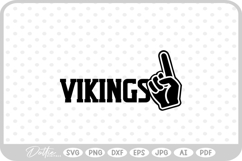 Vikings Sports Team SVG PNG DXF Product Image 1
