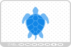 Sea Turtle SVG PNG DXF Product Image 1