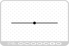 Underline Line Decorative Shape Divider SVG PNG DXF Product Image 1