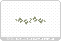 Botanical Hand Drawn Vine Doodle Nature SVG PNG DXF Product Image 1