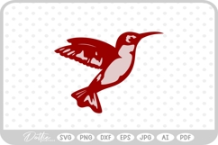 Hummingbird Bird SVG PNG DXF Product Image 1