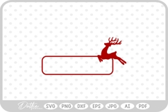 Christmas Winter Frame Border Background SVG PNG DXF Product Image 1