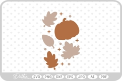 Pumpkins Halloween Thanksgiving Fall Autumn SVG PNG DXF Product Image 1
