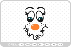 Scarecrow Face Halloween Halloween SVG PNG DXF Product Image 1