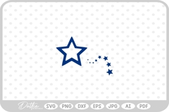 Star Shape Stars Space Doodle Starburst SVG PNG DXF Product Image 1