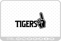 Sports Tigers Team SVG PNG DXF Product Image 1