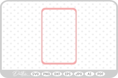 Rectangle SVG PNG DXF Product Image 1