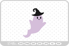 Halloween Ghost Witch SVG PNG DXF Product Image 1